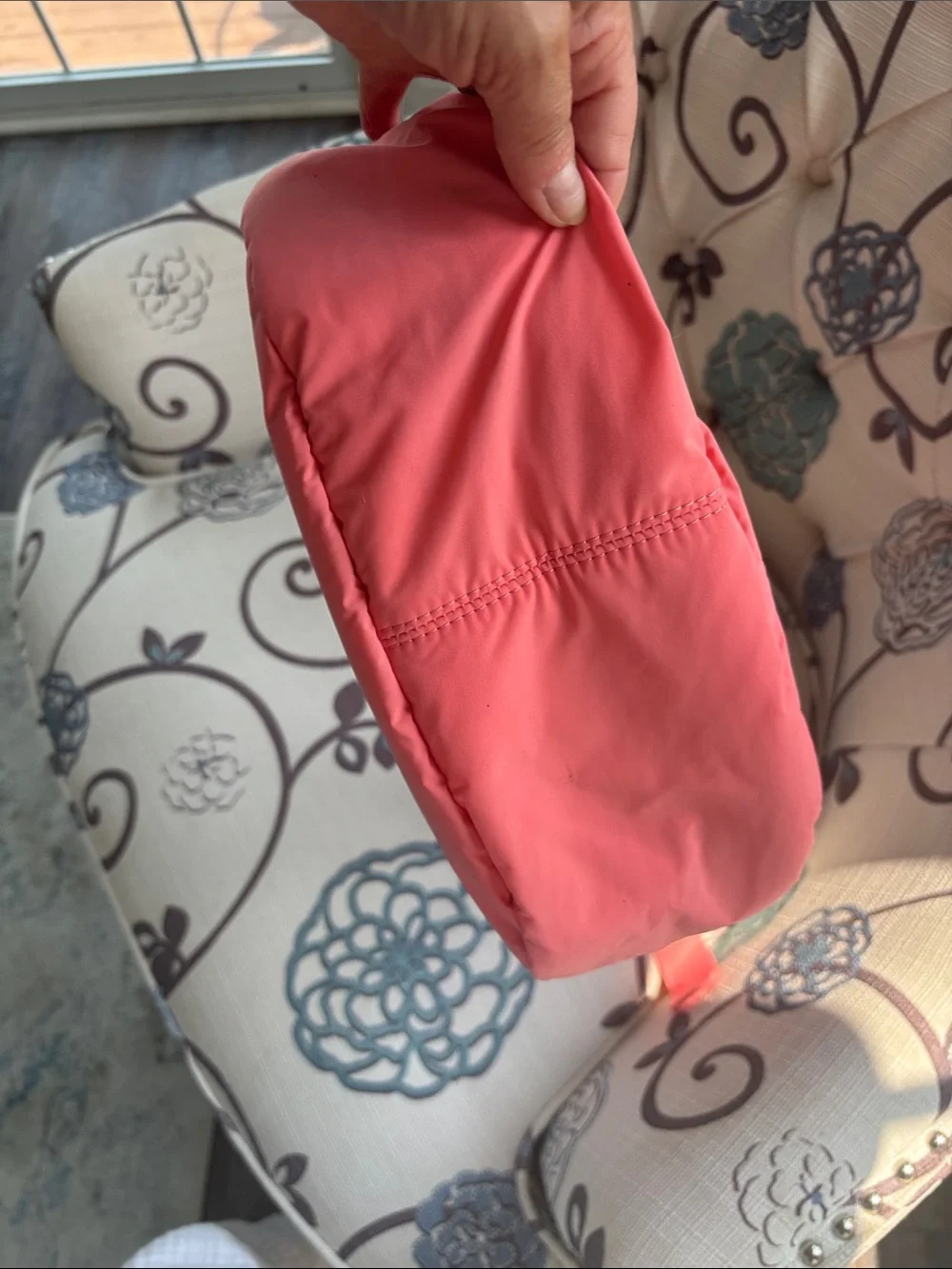 Athleta Coral Quilted Shoulder Bag in Pink